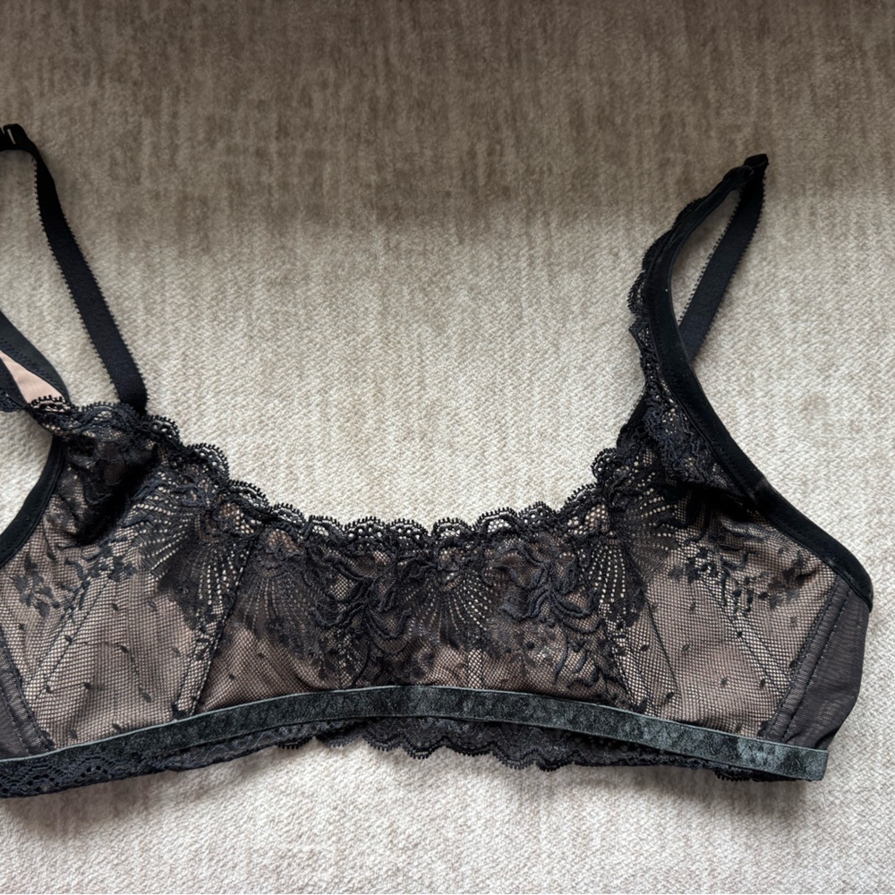 Victoria's Secret Black Lace Bralette